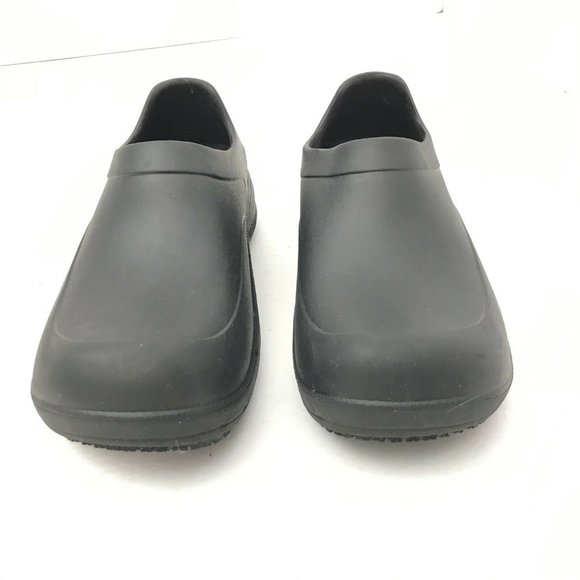Tredsafe Unisex Black Rubber Non Slip Shoes W7 M6 - Picture 2 of 7